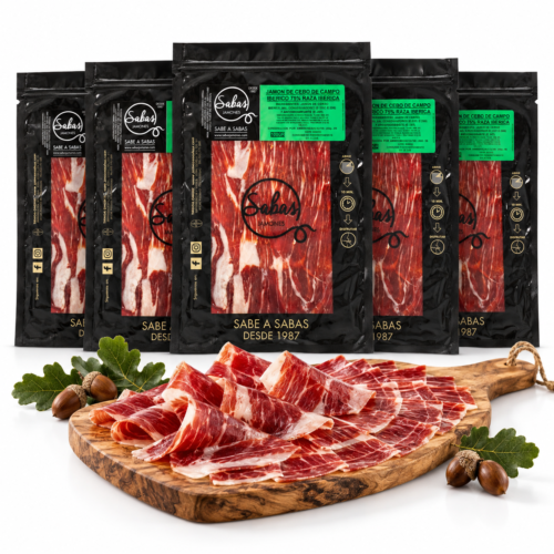 Loncheado de jamon de cebo de campo 75 % raza iberica
