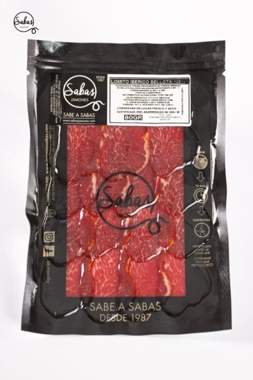 LOMITO DE BELLOTA 100% IBÉRICO 80 GRAMOS