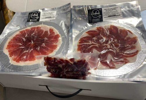 jamón de cebo Ibérico 50% raza ibérica Maletin