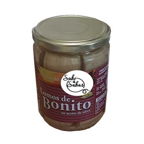 Lomos de bonito en aceite de oliva tarro de 450